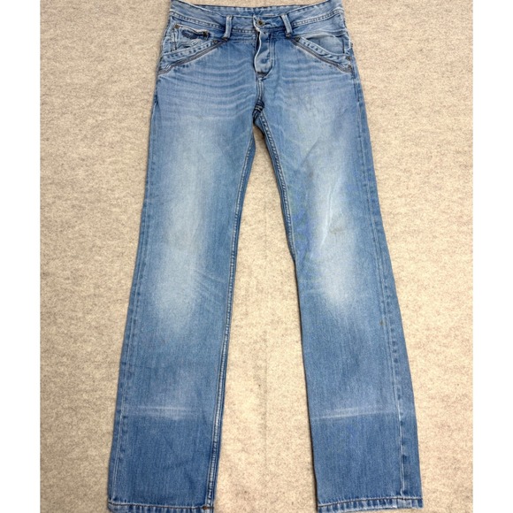 Kaporal 5 Other - Kaporal 5 Legend Mens Blue Light Wash Straight Leg Euro Jeans Size 32x32